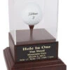Acrylic Hole In One Display With Cherry Wood Base -Ampere shop acrylic hole in one display with cherry wood base 47