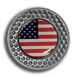 American Flag Pocket Ball Marker