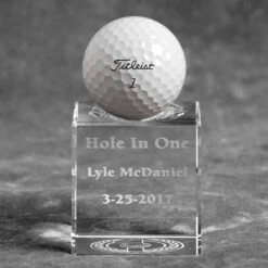 Crystal Hole In One Cube