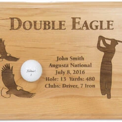 Double Eagle 12x9 Laser Etched Plaque