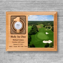 Ampere shop -Ampere shop hole in one ball and photo scorecard plaque 23