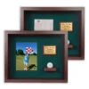 Hole In One Ball & Vertical Photo/Scorecard Shadow Box - Cherry -Ampere shop hole in one ball vertical scorecard shadow box display cherry 30