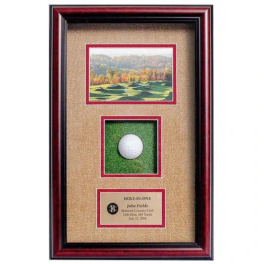 Hole-In-One Custom Photo Shadow Box 3 Hole-In-One Custom Photo Shadow Box