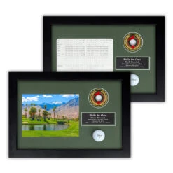 Hole-In-One Enclosed Vertical Shadowbox
