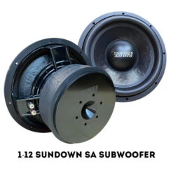 Sundown Audio - Single SA Classic Series 12 Inch Ported Subwoofer Bass Package 1000W -Ampere shop sundown audio single sa classic series 12 inch ported subwoofer bass package 1000w 37235.1659030832