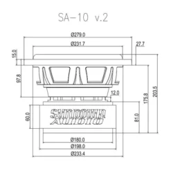 SUNDOWN AUDIO SA V2 10" (1000-watts Rms)-DVC-4OHM -Ampere shop sundown audio sundown audio sa v2 10 1000 watts rms dvc 4ohm 04606.1659004903