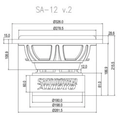 SUNDOWN AUDIO SA V2 12" Subwoofer | 1000W RMS DVC - 4 OHM -Ampere shop sundown audio sundown audio sa v2 12 1000 watts rms dvc 4ohm 32558.1659004900